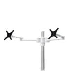 Atdec AF-AT-D-SW Dual Swing Arms on Post White