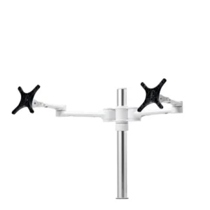 Atdec AF-AT-D-SW Dual Swing Arms on Post White