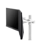 Atdec AF-AT-D-SW Dual Swing Arms on Post White