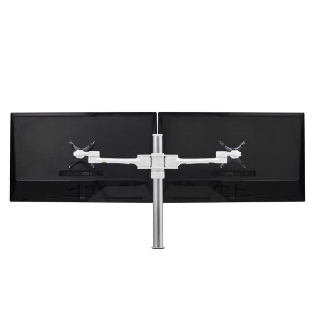 Atdec AF-AT-D-SW Dual Swing Arms on Post White