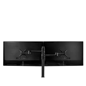 Atdec AFS-AT-DC-B Dual Swing Monitor Arms on Post Black