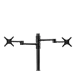 Atdec AFS-AT-DC-B Dual Swing Monitor Arms on Post Black