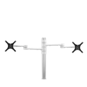 Atdec AFS-AT-DC-SW Dual Swing Monitor Arms on Post White