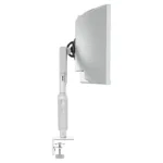 Atdec AW-ORA10-F-W Ora 10 Single Monitor Arm - F-Clamp - White