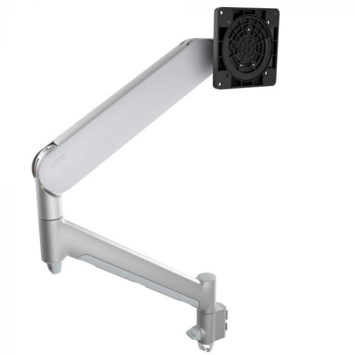 Atdec AWM-ADTC 8kg Dynamic Arm up to 35" with Channel Clamp-Silver