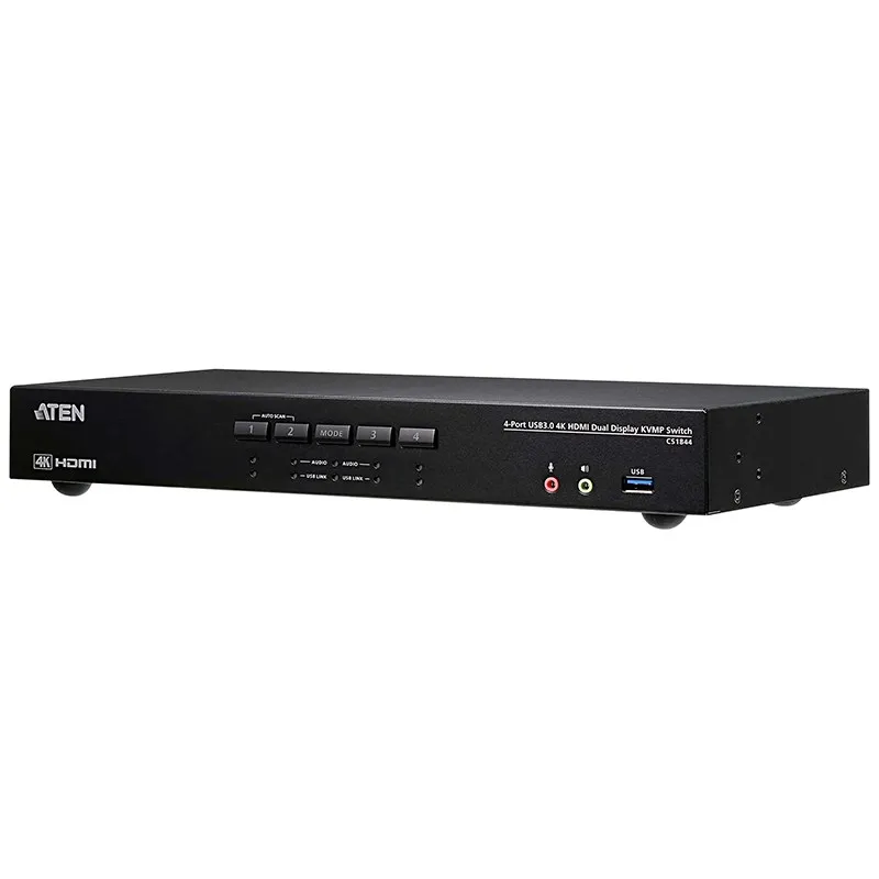 Aten 4-Port USB3.0 4K HDMI Dual Display KVMP Switch – CS1844-AT-U