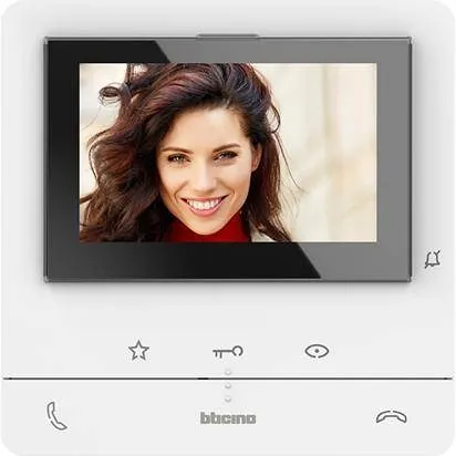 Bticino 2Wire - CLASSE100V16B Internal Unit Video 5" Hands-Free White - S113186