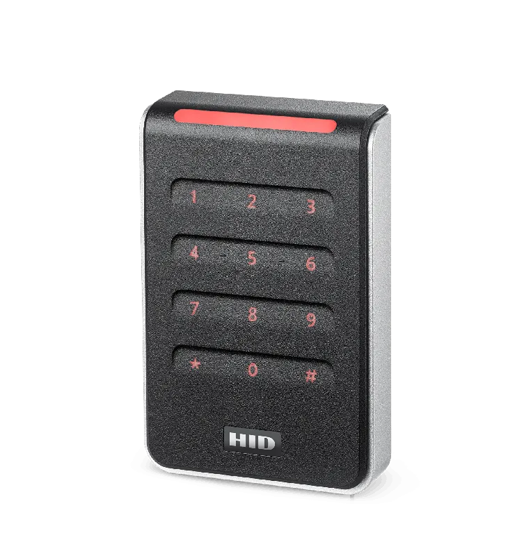 HID Signo 40K Keypad Black Reader Smart Profile Pigtail 25YR - S114214