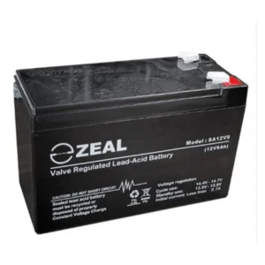 Zeal SlA-12V 9AH(C20) Batt QTY 5 F2 Terminal - SA12V9-KIT5