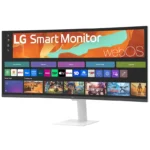 LG 34" UWQHD VA 100Hz Curved Smart Monitor with webOS-34U601SA-W.AAU