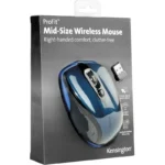 Kensington Pro Fit Mid-Size Wireless Mouse Blue-72421