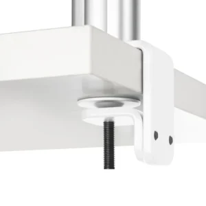 Atdec F-Clamp Desk Fixing White-AWM-FF-W