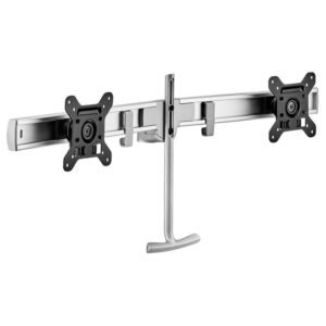 Atdec Dual Monitor Crossbar Silver-AWM-LR-S…