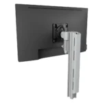 Atdec AWMS-1340 130mm Arm F Clamp Desk Silver-AWMS-1340-F-S