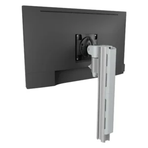 Atdec AWMS-1340 130mm Arm F Clamp Desk Silver-AWMS-1340-F-S