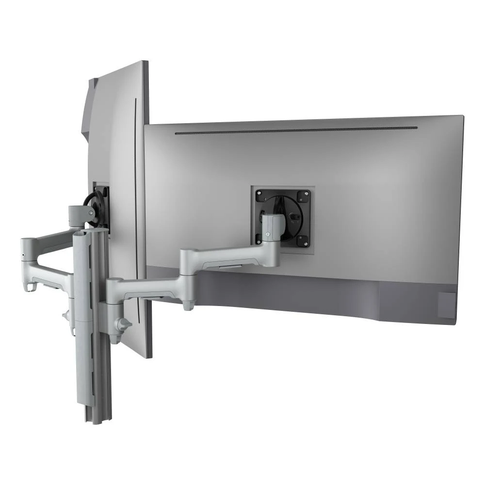 Atdec Modular Dual Swing Arms Silver G-AWMS-2-4640-G-S