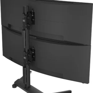Atdec Freestanding Dual Monitor Mount Black-AWMS-2-BT75-FS-B