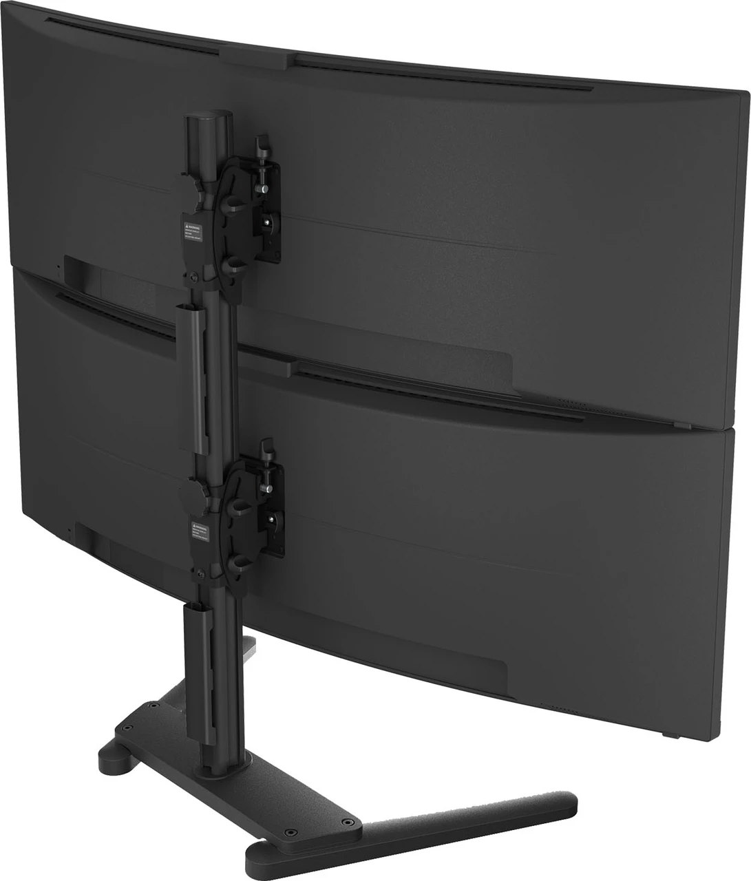 Atdec Freestanding Dual Monitor Mount Black-AWMS-2-BT75-FS-B