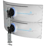 Atdec AWMS-2-BT75 Grommet Clamp Silver