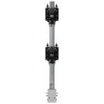 Atdec AWMS-2-BT75 H/D F Clamp Silver-AWMS-2-BT75-G-S