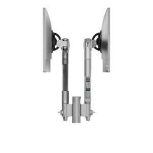 Atdec Modular Dual Dynamic Monitor Arm Silver C Clamp-AWMS-2-D13-C-S