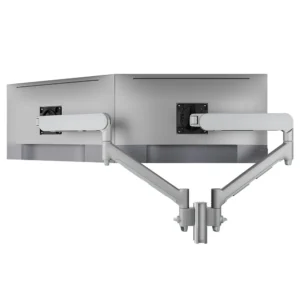 Atdec Modular Dual Dynamic Monitor Arm Silver C Clamp-AWMS-2-D13-C-S