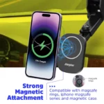 Energizer Wireless Charging Vent for Car w/ MagSafe Black-ECA007