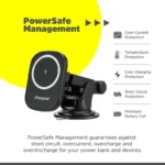 Energizer Wireless Charging Vent for Car w/ MagSafe Black-ECA007