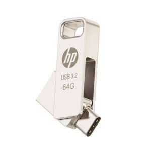 HP x206C OTG USB A And C 3.2 Flash Drive 64GB-HPFD206C-A-64…