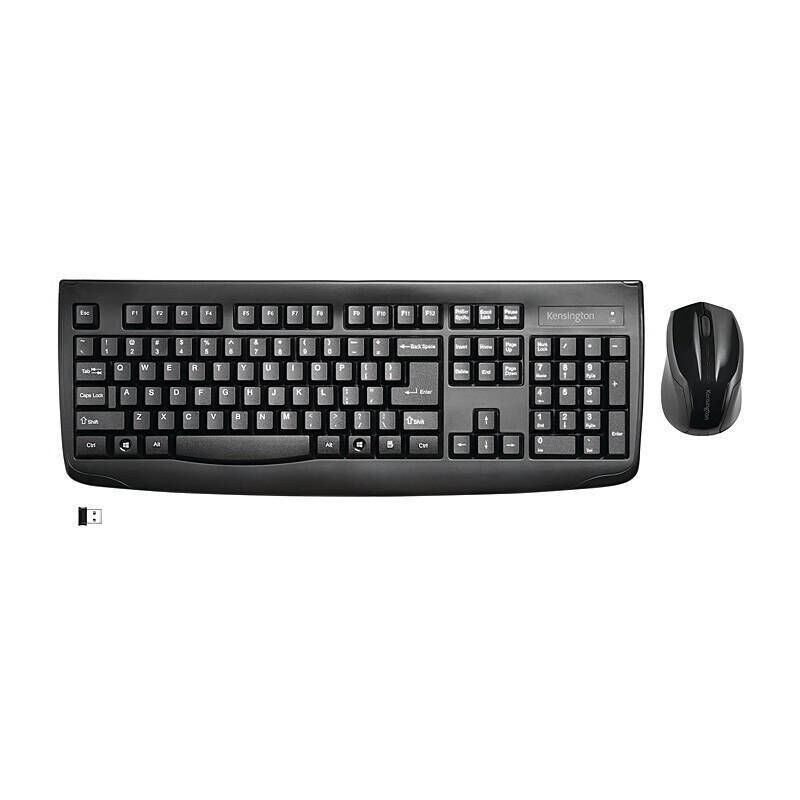 Kensington Pro Fit Wireless Keyboard And Mouse Black-72324…