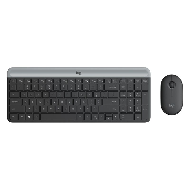 Logitech MK470 Slim Wireless Keyboard And Mouse Combo-920-009182…