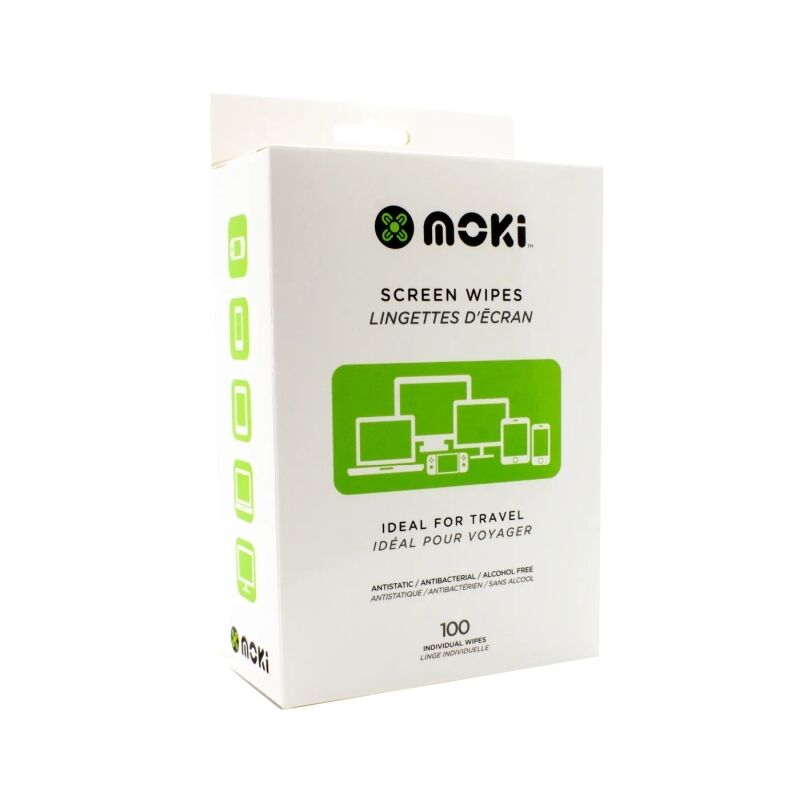 Moki Screen Wipes 100 Pack-ACC FM100…