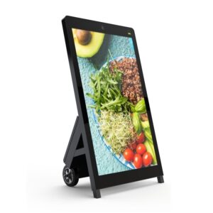 Mitsumaru 43” Mobile Outdoor High Bright Digital Signage A-Fra…