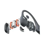 Shokz OpenRun Pro2 Open-Ear Sports Headphones Black-S820-ST-BK