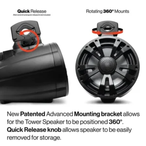 EcoXgear ET08 2-Pack Black 8" Speakers Non Amplified -SEI-ET7701AU