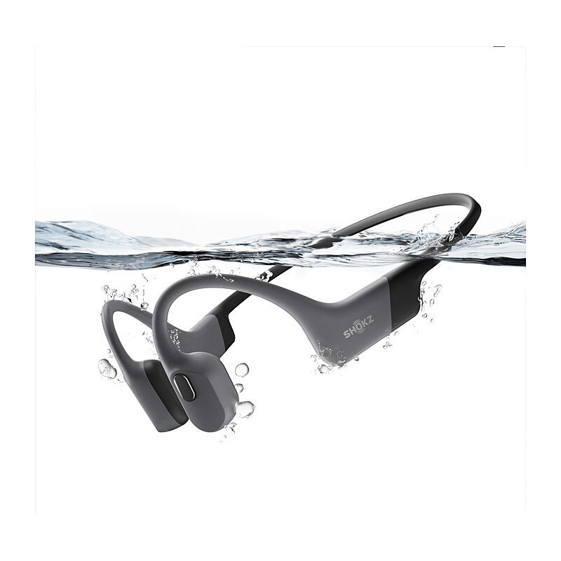 Shokz OpenSwim Pro Sports Waterproof Headphones Grey-S710-ST-GY…