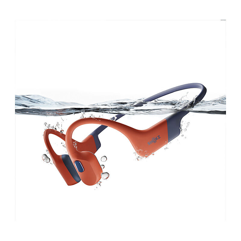 Shokz OpenSwim Pro Waterproof Headphones Red-S710-ST-RD…
