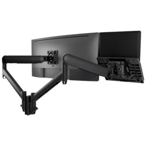 Atdec AWMS-2-ND13 Laptop And Monitor Combo Mount + C-Clamp Black-AWMS-2-ND13-C-B