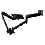 Atdec AWMS-2-ND13 Laptop And Monitor Combo Mount + C-Clamp Black-AWMS-2-ND13-C-B
