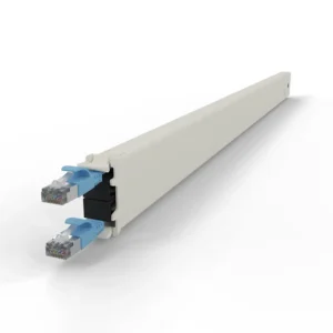 Patchbox One 30RU STP Blue Cat6A Cable Management Cassette-CONE30STPBL