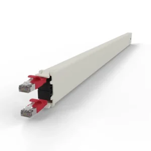 Patchbox One 30RU STP Red Cat6A Cable Management Cassette-CONE30STPRD