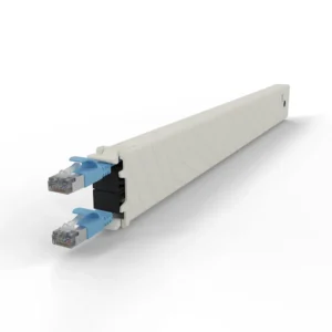 Patchbox one 8RU STP Blue Cat.6a Cable Management Cassette-CONEX8STPBL