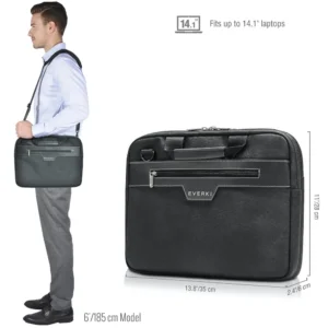 Everki 14.1" Business 414 Laptop Briefcase-EKB414