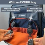 Everki Quick Release Keychain w/ FIDLOCK-EKF550