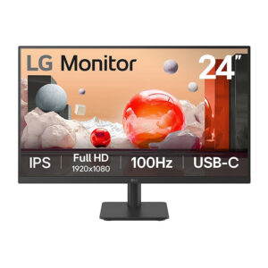 LG 24” IPS Full HD Monitor With USB-C-24MS530B-B.AAU…