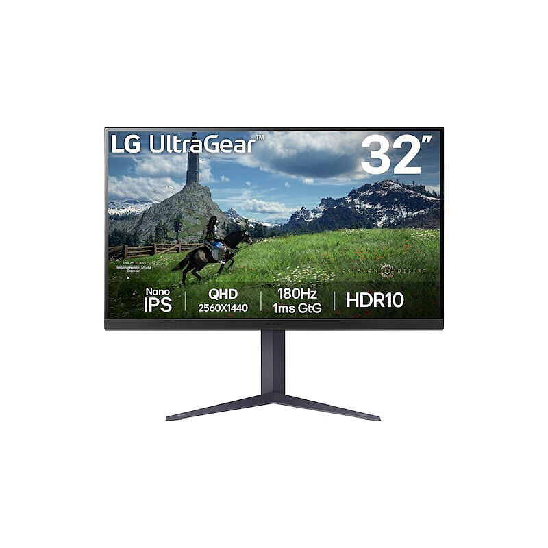 LG 32” UltraGear QHD Nano IPS Panel-32GS85Q-B.AAU…
