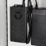 Lapcabby Lyte Single Door 30 Mobile USB Charging Cabinet-LYT30SDTABUSBCMBBL