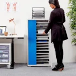 Lapcabby Lyte 16 Single Door Static AC Charging Cabinet-LYTE16SDAUS