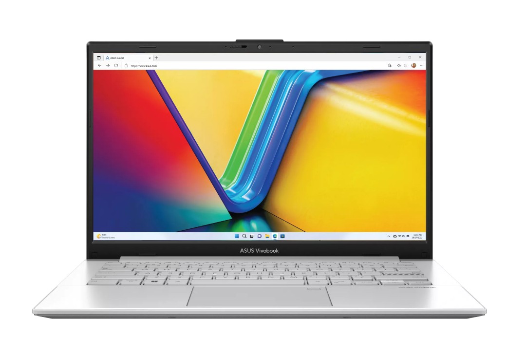 ASUS Vivobook Go 14 14′ FHD Notebook AMD Athlon Laptop Silver-…