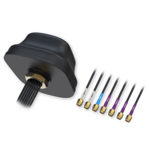 Teltonika 5G Combo MIMO Mobile/GNSS/WiFi Roof SMA Antenna-PR1KC640…